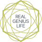 Real Genius Life Icon Logo